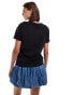 Фото #3 товара Noisy May short sleeve t-shirt in black