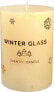 Artman ARTMAN Boże Narodzenie Świeca zapachowa Winter Glass kremowa - walec średni 1szt