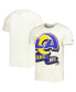 Фото #1 товара Men's Cream Los Angeles Rams Sideline Chrome T-shirt