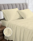 Фото #4 товара Aireolux 1000 Thread Count Egyptian Cotton Sateen 4 Pc Sheet Set Full