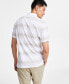 Фото #2 товара Men's Regular-Fit Supima Knit Interlock Striped Polo Shirt, Created for Macy's