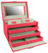 Jewelry box coral / gray Jolie 23256-41