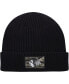 Фото #1 товара Men's Black Chicago Blackhawks Military Appreciation Cuffed Knit Hat