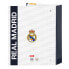 Ring binder Real Madrid C.F. White A4 27 x 33 x 6 cm