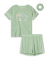 Пижама Max & Olivia Girls Soft Jersey Shorts