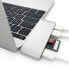 Satechi Type-C USB Passthrough Hub"Silber USB-C