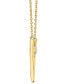 Фото #4 товара Sirena diamond V 18" Pendant Necklace (1/6 ct. t.w.) in 14k Gold