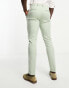 New Look skinny suit trouser in light green