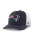 ფოტო #1 პროდუქტის Men's Navy New England Patriots Adjustable Trucker Hat