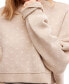 ფოტო #4 პროდუქტის Women's Patterned Easy Street Cropped Sweater