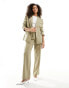 Фото #4 товара 4th & Reckless tailored oversized blazer co-ord in olive