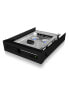 ICY BOX Gehäuse - 6 Gbit/s - Black - Aluminum - Plastic - Stainless steel - 102 mm - 135 mm - 25 mm