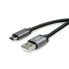 Фото #1 товара ROLINE 11029029 - 3 m - USB A - USB C - USB 2.0 - 480 Mbit/s - Black - Silver