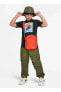 Çocuk Siyah Bisiklet Yaka T-Shirt FD2664-010 U NSW TEE CREATE PACK 1