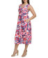 Фото #3 товара Платье женское kensie с цветочным принтом V-образное A-силуэта