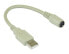 Фото #1 товара InLine USB Adapter Cable USB Type A male / PS/2 female