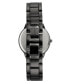 ფოტო #2 პროდუქტის Women's Quartz Dark Gray Alloy Link Bracelet Watch, 36mm