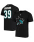 ფოტო #1 პროდუქტის Men's Logan Couture Black San Jose Sharks Alternate Jersey Logo Name and Number T-shirt