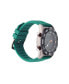 ფოტო #2 პროდუქტის Men's Analog-Digital Green Silicone Strap Watch 46mm