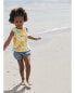 Toddler 2-Piece Floral Tank & Chambray Short Set 5T