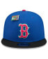 Фото #2 товара Men's Royal/Black Boston Red Sox Watermelon Big League Chew Flavor Pack 9FIFTY Snapback Hat