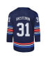 ფოტო #2 პროდუქტის Big Boys Igor Shesterkin Navy New York Rangers Alternate Premier Player Jersey