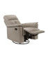 White Label Emillia 36" Leather Swivel Glider Reclining Chair