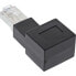 Фото #4 товара InLine patch cord adapter Cat.6A - RJ45 male / female - angled 90° to the left