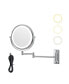 Фото #4 товара 8-Inch Wall Mounted Makeup Vanity Mirror, 3S LED Lights, 1X/10X Magnification Mirror