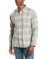 Фото #1 товара Frame Denim Plaid Flannel Shirt Men's