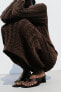 Фото #2 товара Трикотажное платье с узором «косы» ZARA