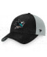Фото #3 товара Men's Black, Gray San Jose Sharks 2022 Global Series Snapback Hat