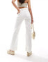 Фото #4 товара River Island wide leg jean in white