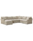 Фото #1 товара Wrenley 138" 5-Pc. Fabric Modular Chaise Sectional Sofa, Created for Macy's