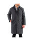 ფოტო #8 პროდუქტის Men's Zach Knee Length Jacket Top Coat Trench Wool Blend Overcoat