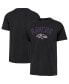 Фото #2 товара Men's Black Baltimore Ravens All Arch Franklin T-shirt