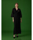 Фото #5 товара Women's V-Neck Three-Quarter-Sleeve Dress