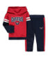 ფოტო #1 პროდუქტის Toddler Boys Red, Navy Washington Capitals Miracle On Ice Raglan Pullover Hoodie and Pants Set