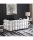 Marshmallow Sofa, 3 Seater, White Boucle Design