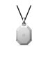 Фото #2 товара Octagon Cut White Aluminum Lucent Pendant Necklaces