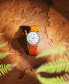 Field II Men's Orange Nylon Watch 41mm