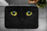 Badteppich Schwarze Katze