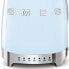 SMEG electric kettle KLF04PBEU (Pastel Blue) - 1.7 L - 2400 W - Blue - Plastic - Stainless steel - Adjustable thermostat - Water level indicator