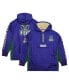 Фото #1 товара Men's Purple Distressed Milwaukee Bucks Team OG 2.0 Vintage-Like Logo Anorak Windbreaker Quarter-Zip Jacket