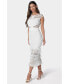 Women's Tiered Lace Midi Dress