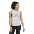 Фото #5 товара Женская футболка без рукавов Adidas AEROREADY Racerback Белый
