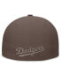 Фото #3 товара Men's Brown Los Angeles Dodgers Statement Ironstone Performance True Fitted Hat