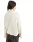 Фото #8 товара Vero Moda high neck jumper with wide sleeve in cream