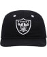 Фото #3 товара Boys and Girls Infant Black Las Vegas Raiders Team Slouch Flex Hat