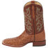 Фото #3 товара Justin Boots Truman Ostrich Square Toe Cowboy Mens Brown Casual Boots 8516